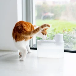 Hoopo® Agua - DRAADLOZE Waterfontein Katten - SMART Waterfontein Katten - UVC Disinfectie - 2 Liter - Automatische Katten Fontein -Merkloos Verkoop 1200x1200 449