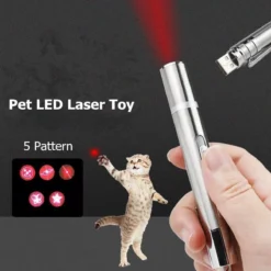 Laserpen - Oplaadbaar Met USB - Rode Laser - RVS Zilver - UV - Zaklamp - LED - Kat - Katten Speeltjes - Kattenspeelgoed - 7 Verschillende Standen -Merkloos Verkoop 1200x1200 503