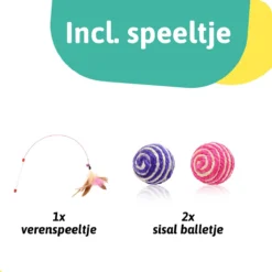 Moowi - Katten Speel Kleed – Kattentunnel – Hide And Seek Spel – Deken Kat – Kattenspeelgoed – Speelmat Katten Grijs – Incl. 2 Sisal Ballen En Verenspeeltje 11 Moowi - Katten Speel Kleed – Kattentunnel – Hide And Seek Spel – Deken Kat – Kattenspeelgoed – Speelmat Katten Grijs – Incl. 2 Sisal Ballen En Verenspeeltje -Merkloos Verkoop 1200x1200 509