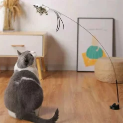 Kattenspeelgoed - Simulatie Vogel - Interactieve Grappige Kattenspeeltjes - Kattenhengel Met Zuignap + 4 Vogels + Een Kattenhengel GRATIS -Merkloos Verkoop 1200x1200 515