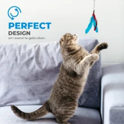 Merkloos 2 Kattenhengels Met 10 Speeltjes – Bewegende Kattenspeeltjes Met Veren En Belletjes – Interactieve Kattenspeelgoed Voor Kittens – Cat Toys -Merkloos Verkoop 1200x1200 540