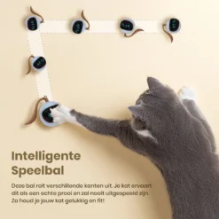 Otiume Slimme Katten Speeltje - Interactieve Zelf Rollende Bal Voor Katten - Kattenspeeltjes -Speelgoed Voor Dieren - USB Oplaadbaar -Merkloos Verkoop 1200x1200 627