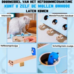 Sla De Mol Kattenspeeltje - Katten Speelgoed - Kattenspeelgoed - Kattenspeeltjes - Kattenspeeltjes Intelligentie - Kattenspeelgoed Intelligentie -Merkloos Verkoop 1200x1200 645