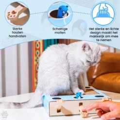 Sla De Mol Kattenspeeltje - Katten Speelgoed - Kattenspeelgoed - Kattenspeeltjes - Kattenspeeltjes Intelligentie - Kattenspeelgoed Intelligentie -Merkloos Verkoop 1200x1200 648