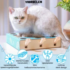 Sla De Mol Kattenspeeltje - Katten Speelgoed - Kattenspeelgoed - Kattenspeeltjes - Kattenspeeltjes Intelligentie - Kattenspeelgoed Intelligentie -Merkloos Verkoop 1200x1200 649