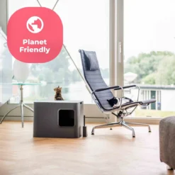 Hoopo® Dome Kattenbak Grijs - Kattenbak - Kattenbakschep - Kattenbakmat -Merkloos Verkoop 1200x1200 681