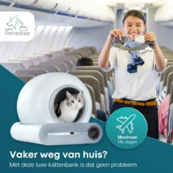 Pets Paradise - Zelfreinigende Kattenbak - Automatische - Elektrische - Scoopfree - Robot Kattenbak - 35dB -Merkloos Verkoop 1200x1200 720