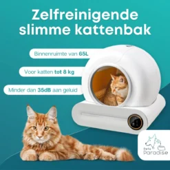Pets Paradise - Zelfreinigende Kattenbak - Automatische - Elektrische - Scoopfree - Robot Kattenbak - 35dB -Merkloos Verkoop 1200x1200 722
