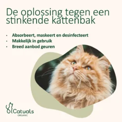 Catuals Kattenbakvulling Geurverdrijver - Neutraliseert Urinegeur Van Katten - Cotton Fresh - 1kg -Merkloos Verkoop 1200x1200 763