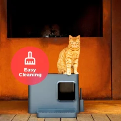 Hoopo® Dome Plus Kattenbak Grijs - Kattenbak - Kattenbakschep - 50x37.5x38cm - Grote Kattenbak -Merkloos Verkoop 1200x1200 765