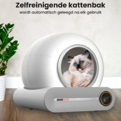 Dierboel Automatische Kattenbak - Zelfreinigende Kattenbak Met App - Ook Geschikt Voor Grote Katten 65L -Merkloos Verkoop 1200x1200 781