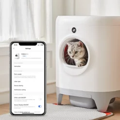 PETKIT Pura X Self-Cleaning Cat Litter Box, No Scooping Automatic Cat Litter Box Fr Multiple Cats, XSecure/Odor Removal/APP Control Automatic Cat Littler Box With Mat -Merkloos Verkoop 1200x1200 786