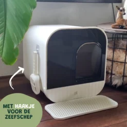 De Blaffende Kat Moderne Kattenbak - Met Uitneembare Lade En Kattenbak Mat -Merkloos Verkoop 1200x1200 791