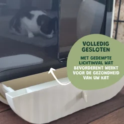 De Blaffende Kat Moderne Kattenbak - Met Uitneembare Lade En Kattenbak Mat -Merkloos Verkoop 1200x1200 794