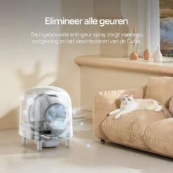 Petree Cube - Zelfreinigende Kattenbak - Automatisch - Bedienen Via De App - Katten - Anti-geur - 60 X 52 X 64 Cm -Merkloos Verkoop 1200x1200 845