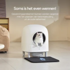 Petree Cube - Zelfreinigende Kattenbak - Automatisch - Bedienen Via De App - Katten - Anti-geur - 60 X 52 X 64 Cm -Merkloos Verkoop 1200x1200 849
