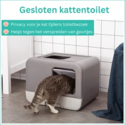 Kattenbak - 2 Uitgangen - Kattentoilet - Uitschuifbare Bodem - Met Schepje - Grijs 53 X 40 X 40 Cm 10 Kattenbak - 2 Uitgangen - Kattentoilet - Uitschuifbare Bodem - Met Schepje - Grijs 53 X 40 X 40 Cm -Merkloos Verkoop 1200x1200 854