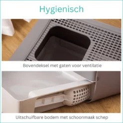 Kattenbak - 2 Uitgangen - Kattentoilet - Uitschuifbare Bodem - Met Schepje - Grijs 53 X 40 X 40 Cm 11 Kattenbak - 2 Uitgangen - Kattentoilet - Uitschuifbare Bodem - Met Schepje - Grijs 53 X 40 X 40 Cm -Merkloos Verkoop 1200x1200 855