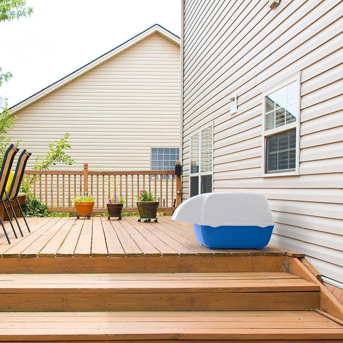 Ferplast Cosmic Outdoor - Kattenbak - Assorti - 73,5 X 43,5 X 41 Cm 4 Ferplast Cosmic Outdoor - Kattenbak - Assorti - 73,5 X 43,5 X 41 Cm - Image 4