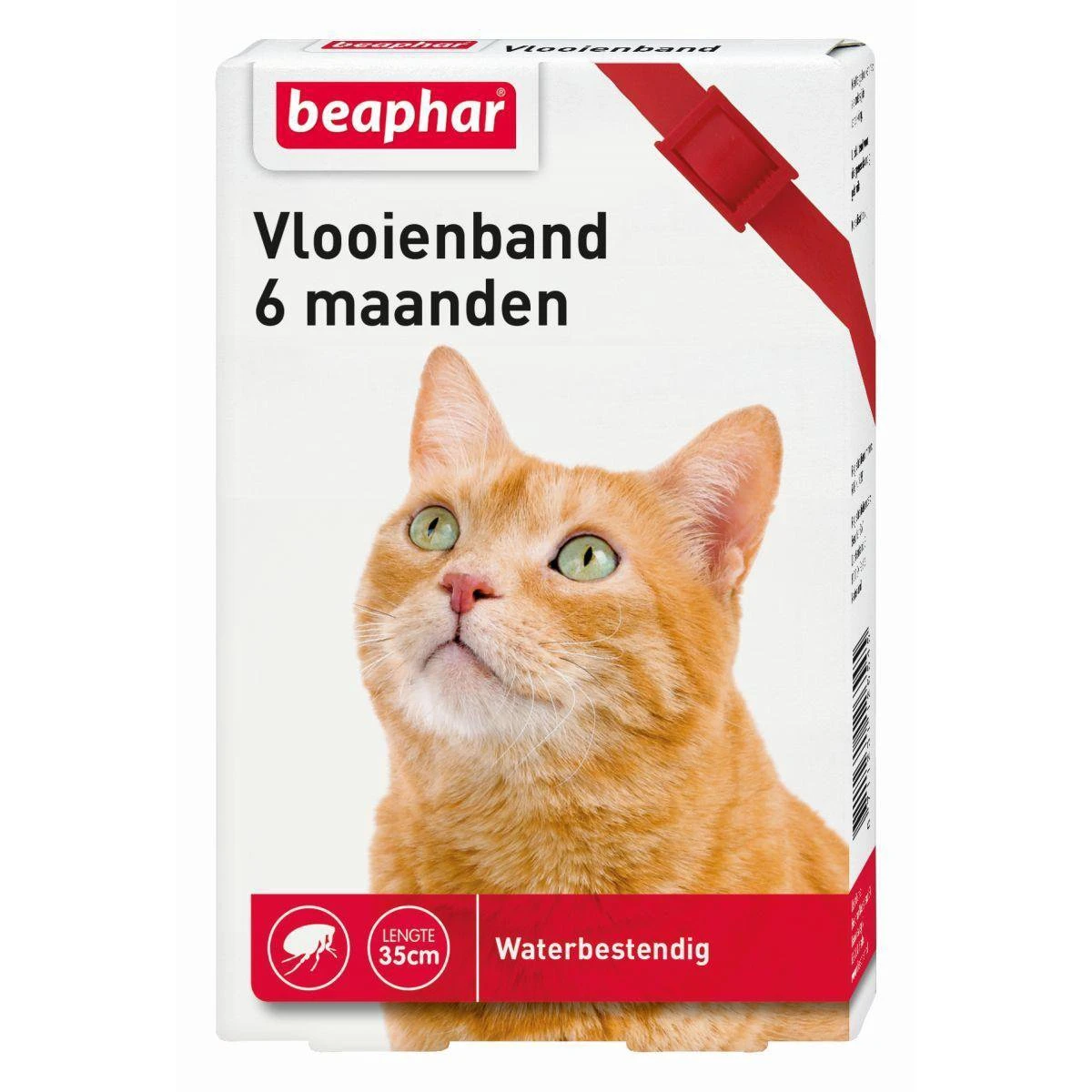 Beaphar Vlooienband Kat - Rood - 1 Stuk 6 Beaphar Vlooienband Kat - Rood - 1 Stuk - Afbeelding 6