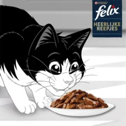 Felix Heerlijke Reepjes Farm Selectie Box - Katten Natvoer - 4 X 12 Zakjes Van 80g -Merkloos Verkoop 1200x1200 88