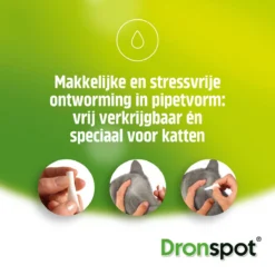 Dronspot Spot On Ontwormingsmiddel Voor Middelgrote Katten (2,5 Kg - 5 Kg) 2 Pipetten -Merkloos Verkoop 1200x1200 931