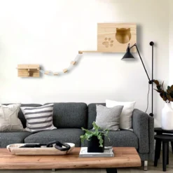 Katten Klimmuur - Complete Set - Krabpaal - Huisje - Ladders - Plateaus - Katten Klim Wand - Krabpaal Muur - Klimmuur Kat - Krabpaal Voor Grote Katten - Klimwand -Merkloos Verkoop 1200x1200 951