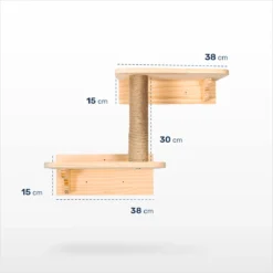 Katten Klimmuur - Complete Set - Krabpaal - Huisje - Ladders - Plateaus - Katten Klim Wand - Krabpaal Muur - Klimmuur Kat - Krabpaal Voor Grote Katten - Klimwand -Merkloos Verkoop 1200x1200 960