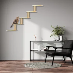 Katten Klimmuur - 4 Delig - Krabpaal - 5 Plateaus - Katten Klim Wand - Muur - Klimmuur Kat - Voor Grote Katten - Klimwand - Complete Set -Merkloos Verkoop 1200x1200 970