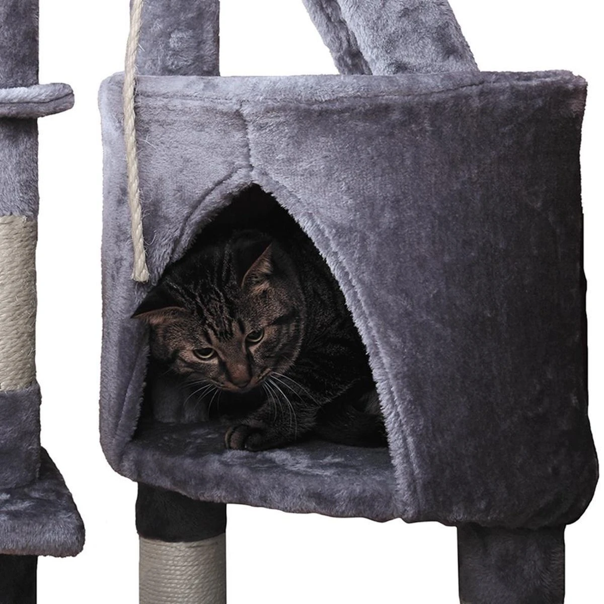 Merkloos MC Star Krabpaal Voor Grote Katten Cat Tree - 55 X 40 X 120 Cm - Grijs 2 Merkloos MC Star Krabpaal Voor Grote Katten Cat Tree - 55 X 40 X 120 Cm - Grijs - Image 2