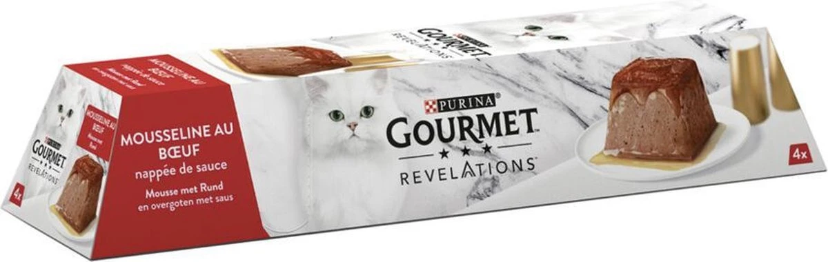 Gourmet Revelations Mousse - Kattenvoer Natvoer - Rund - 24 X 57 G 2 Gourmet Revelations Mousse - Kattenvoer Natvoer - Rund - 24 X 57 G - Image 2