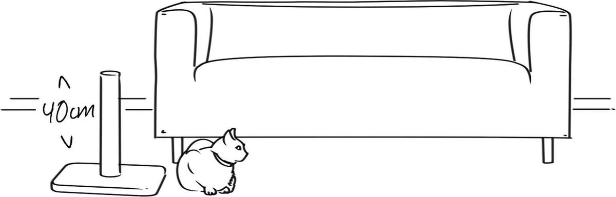 Beeztees Gina - Krabpaal - Bruin - 34x34x60 Cm 2 Beeztees Gina - Krabpaal - Bruin - 34x34x60 Cm - Image 2