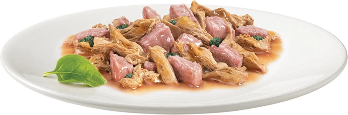 Gourmet Gold Luxe Mix - Kattenvoer Natvoer - Zeevis & Spinazie - 24 X 85 Gr 2 Gourmet Gold Luxe Mix - Kattenvoer Natvoer - Zeevis & Spinazie - 24 X 85 Gr - Image 2