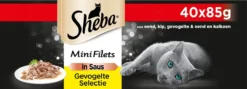 Sheba Mini Filets In Saus Kattenvoer Maaltijdzakjes Gevogelte 40 X 85 G -Merkloos Verkoop 1200x434