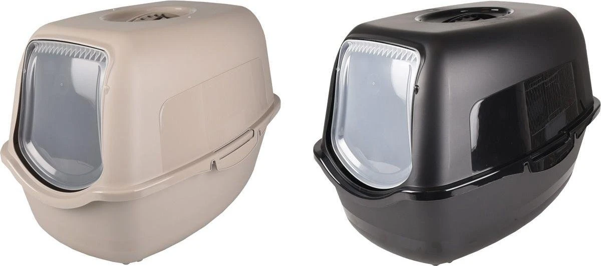 Kattenbak Lexie Zwart - Zwart - 39 X 56 X 39.5 Cm 2 Kattenbak Lexie Zwart - Zwart - 39 X 56 X 39.5 Cm - Afbeelding 2