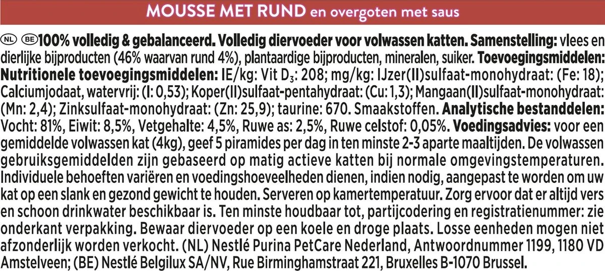 Gourmet Revelations Mousse - Kattenvoer Natvoer - Rund - 24 X 57 G 3 Gourmet Revelations Mousse - Kattenvoer Natvoer - Rund - 24 X 57 G - Image 3