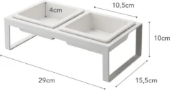 Yamazaki Tower Dierenvoerbakjes - Wit -Merkloos Verkoop 1200x636 1