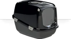 PeeWee EcoDome Kattenbak XXL- Zwart - Incl Schep 66.5 X 48.5 X 46.5