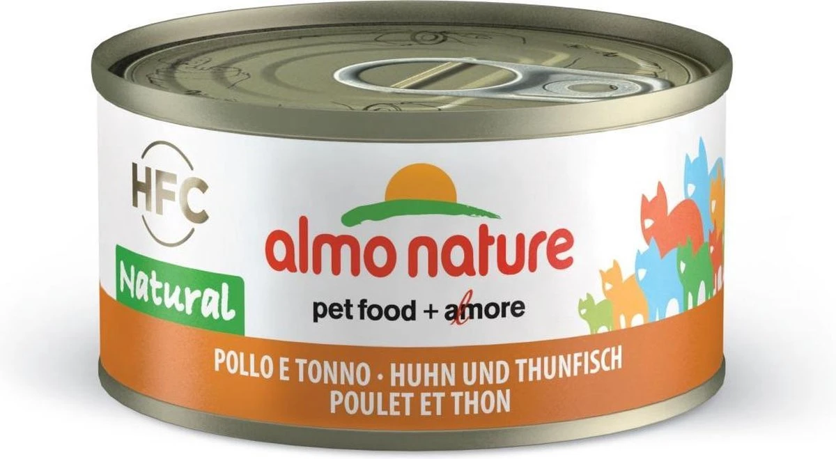 Almo Nature Natvoer Voor Katten - HFC Natural - 24 X 70g - Kip En Tonijn - 24 X 70 Gram 10 Almo Nature Natvoer Voor Katten - HFC Natural - 24 X 70g - Kip En Tonijn - 24 X 70 Gram - Image 10