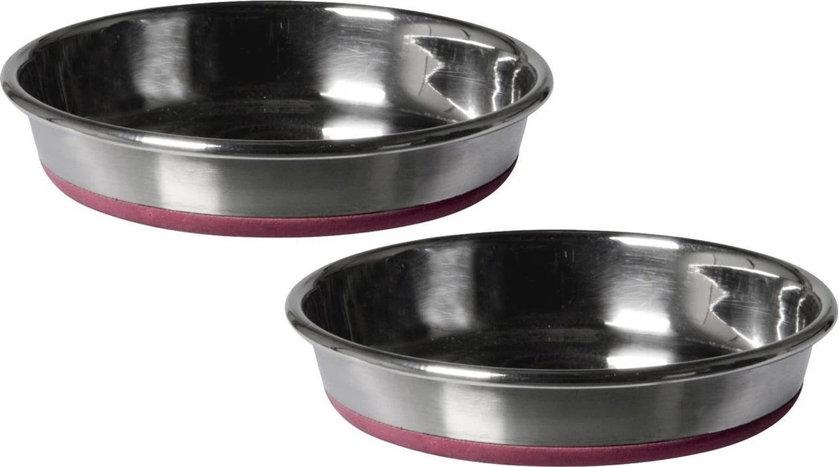 Adori Durapet Rvs Bak Non-Slip - Kattenvoerbak - 2 X 13 Cm Kat 2 Adori Durapet Rvs Bak Non-Slip - Kattenvoerbak - 2 X 13 Cm Kat - Image 2