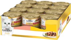 Gourmet Gold Fijne Hapjes - Kattenvoer Natvoer - Zalm & Kip - 24 X 85 Gr -Merkloos Verkoop 1200x671 1