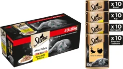 Sheba Mini Filets In Saus Kattenvoer Maaltijdzakjes Gevogelte 40 X 85 G
