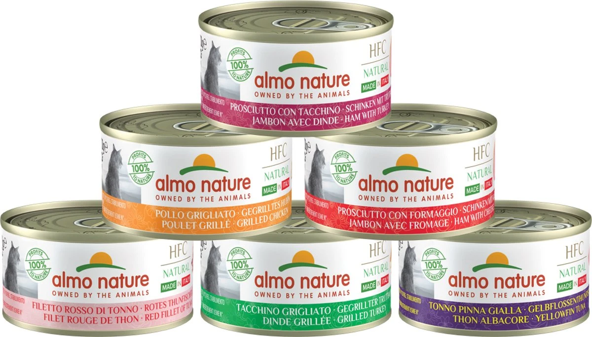 Almo Nature Natvoer Voor Katten - HFC Natural - 24 X 70g - Kip En Tonijn - 24 X 70 Gram 2 Almo Nature Natvoer Voor Katten - HFC Natural - 24 X 70g - Kip En Tonijn - 24 X 70 Gram - Image 2