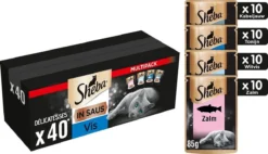 Sheba Delicatesse Katten Natvoer - Vis - 40 X 85 Gr