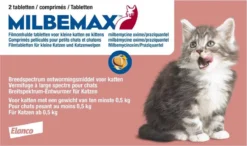 Elanco Milbemax Kitten & Kat - Anti Wormenmiddel - 2 Tab 0.5 Tot 2 Kg