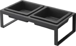 Yamazaki Eetbak - Voederbak Kat - Tweeledig - Zwart -Merkloos Verkoop 1200x720 3