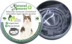 Teken- En Vlooienband Voor Katten PLUS - Natuurlijk Middel Tegen Vlooien En Teken - 100% Natuurlijk - 38,5 CM - Tot 8 Maand Werkzaam - Biologisch -Merkloos Verkoop 1200x739