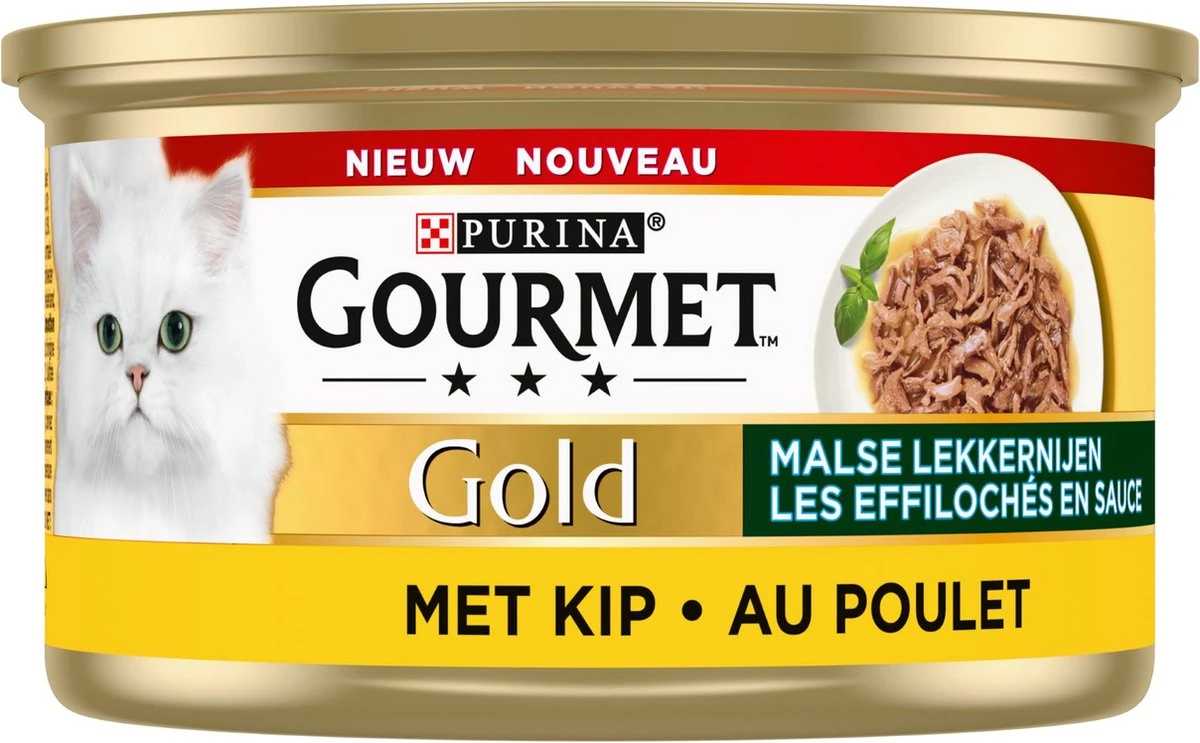 Gourmet Gold Malse Lekkernijen – Kattenvoer Natvoer – Met Kip – 24 X 85 Gr 2 Gourmet Gold Malse Lekkernijen – Kattenvoer Natvoer – Met Kip – 24 X 85 Gr - Image 2