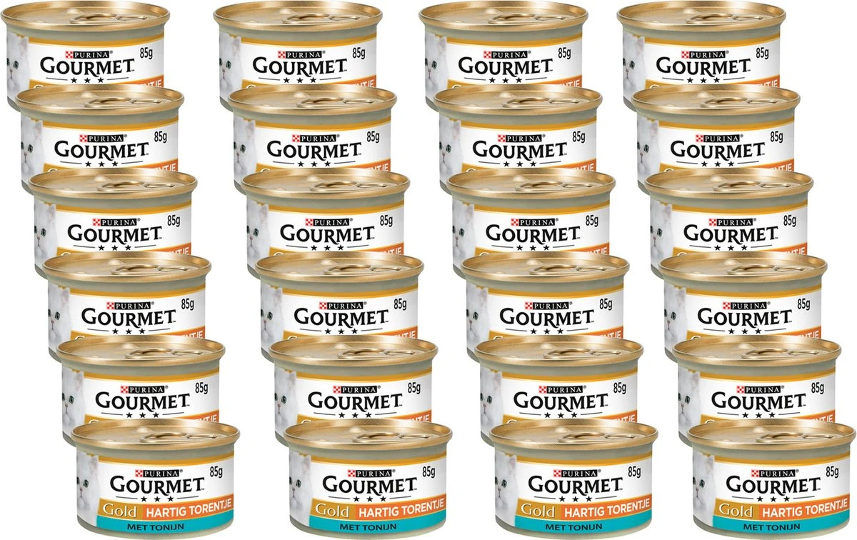 Gourmet Gold Hartig Torentje - Kattenvoer Natvoer - Tonijn - 24 X 85 Gr 5 Gourmet Gold Hartig Torentje - Kattenvoer Natvoer - Tonijn - 24 X 85 Gr - Image 5