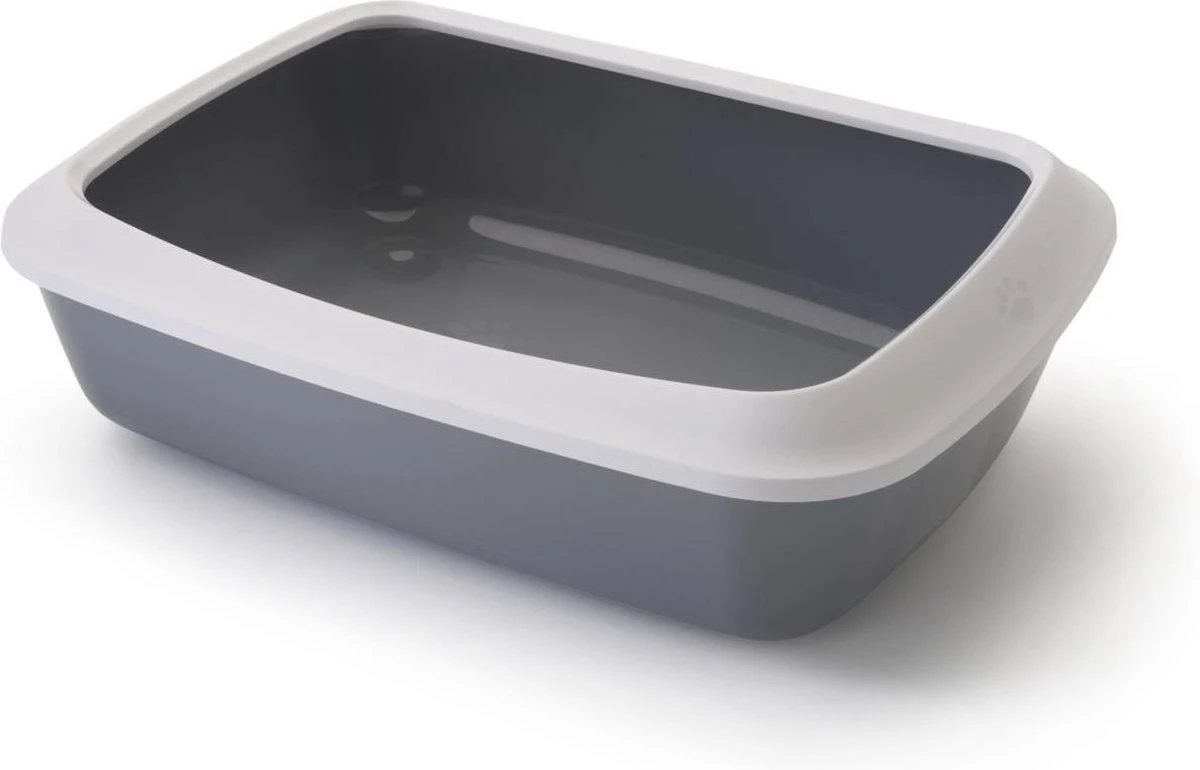 Savic Iriz - Kattenbak - Grijs - 42 X 31 X 12,5 Cm 1 Savic Iriz - Kattenbak - Grijs - 42 X 31 X 12,5 Cm